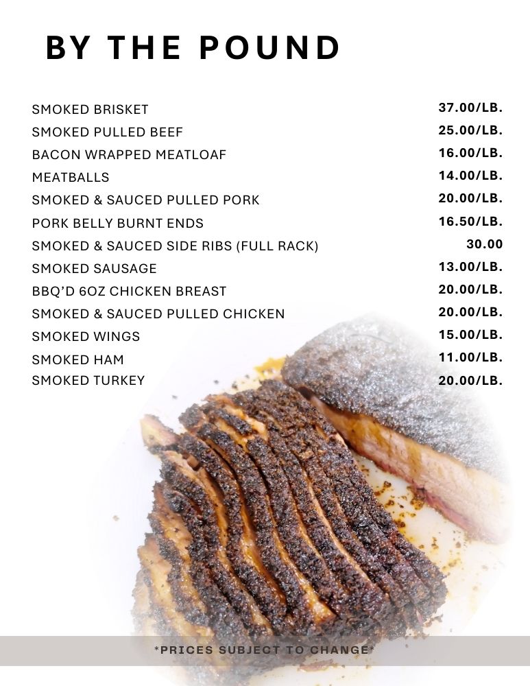 Catering menu page 3
