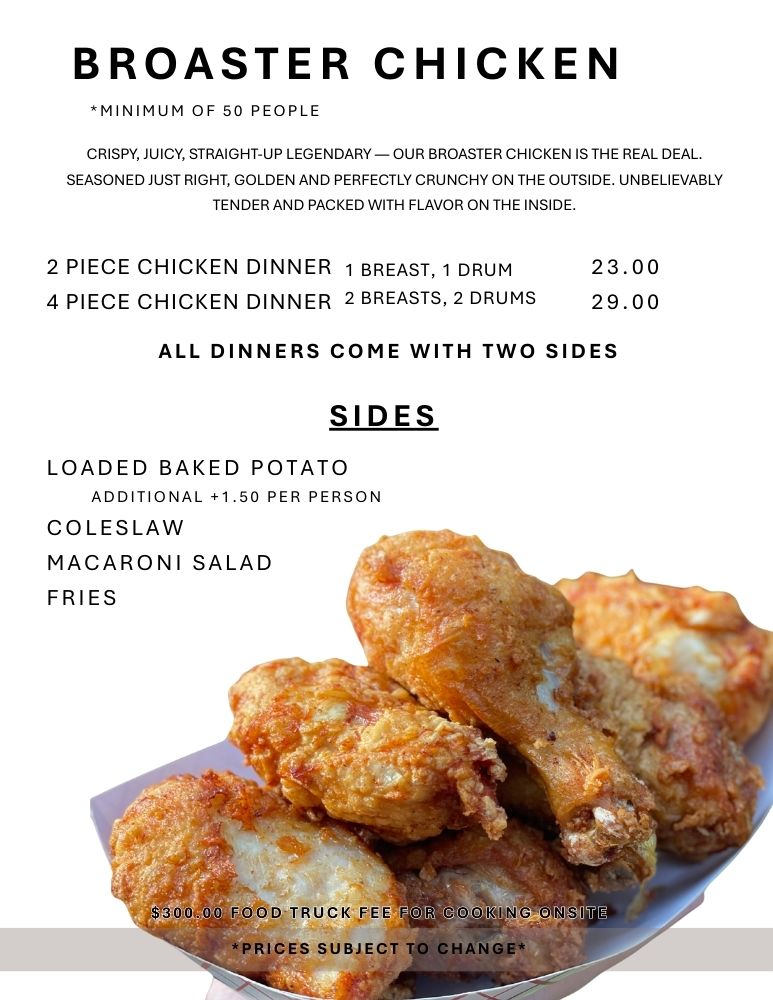 Catering menu page 8